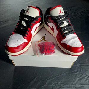 Jordan 1 Low Reverse Black Toe (US WOMEN SIZE 11 & MEN'S  SIZE 9.5)